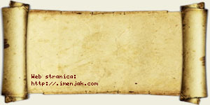 Jovana Dedinac vizit kartica